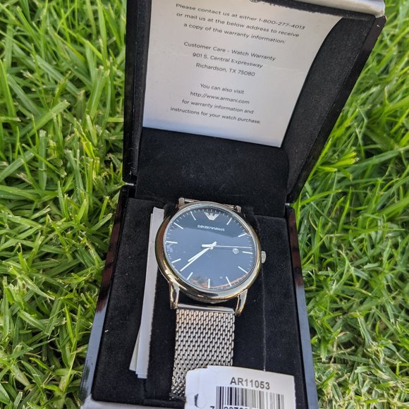 Emporio Armani Quartz Blue Dial Men's Watch - Picture 4 of 13